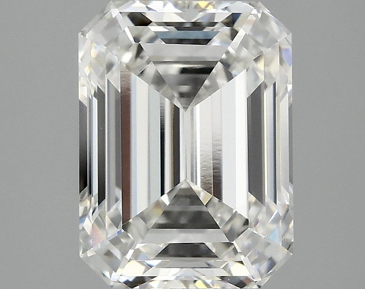2.85 Carat Emerald Shaped Excellent Cut VVS1 IGI Certified Lab Grown Diamond