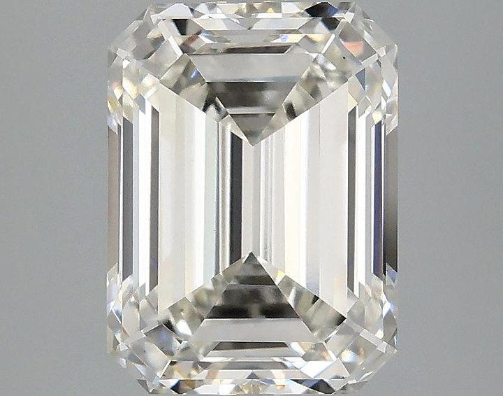 3.09 Carat Emerald Shaped Excellent Cut VS1 IGI Certified Lab Grown Diamond