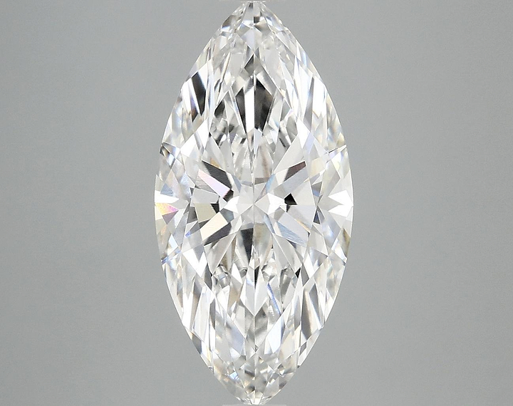 3.06 Carat Marquise Shaped Excellent Cut VVS2 IGI Certified Lab Grown Diamond