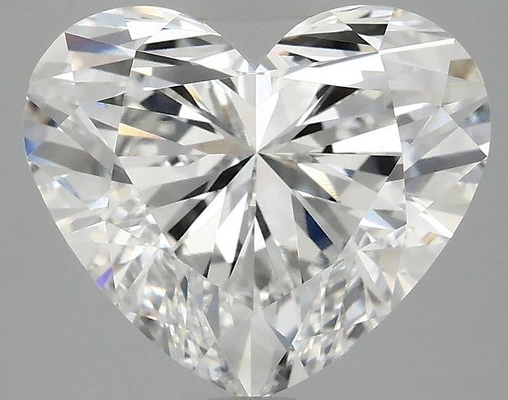 4.03 Carat Heart Shaped Excellent Cut VVS2 IGI Certified Lab Grown Diamond