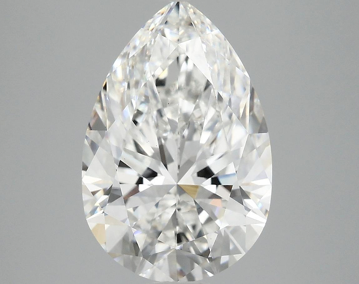 4.04 Carat Pear Shaped Excellent Cut VS1 IGI Certified Lab Grown Diamond