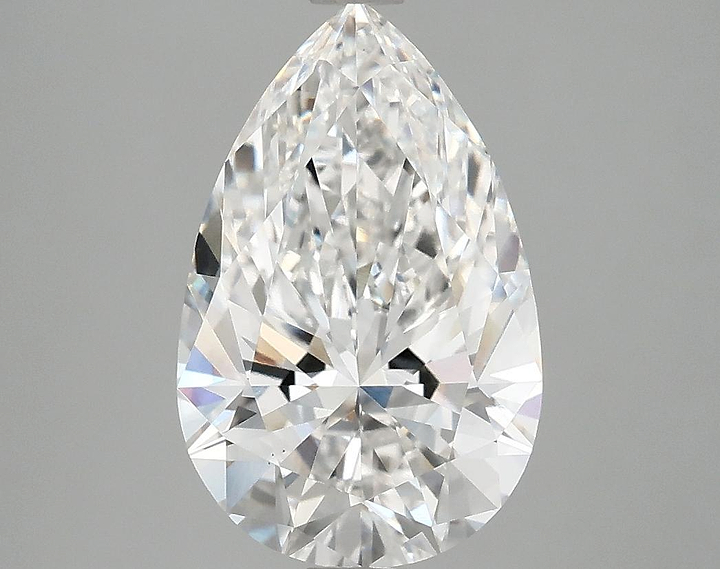 3.08 Carat Pear Shaped Ideal Cut VS1 IGI Certified Lab Grown Diamond