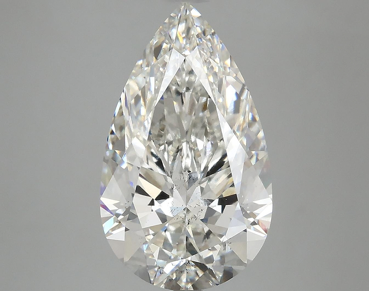 5.12 Carat Pear Shaped Ideal Cut SI1 IGI Certified Lab Grown Diamond