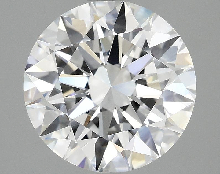 3.05 Carat Round Shaped Ideal Cut VVS2 IGI Certified Lab Grown Diamond