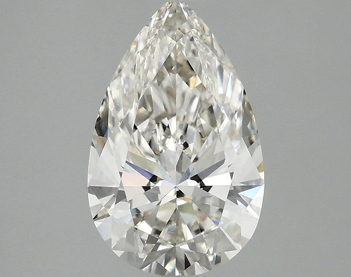 2.03 Carat Pear Shaped Ideal Cut VVS2 IGI Certified Lab Grown Diamond
