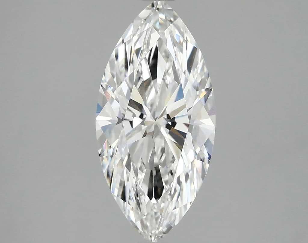 1.92 Carat Marquise Shaped Excellent Cut VS1 IGI Certified Lab Grown Diamond