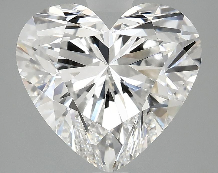 4.02 Carat Heart Shaped Ideal Cut VVS2 IGI Certified Lab Grown Diamond