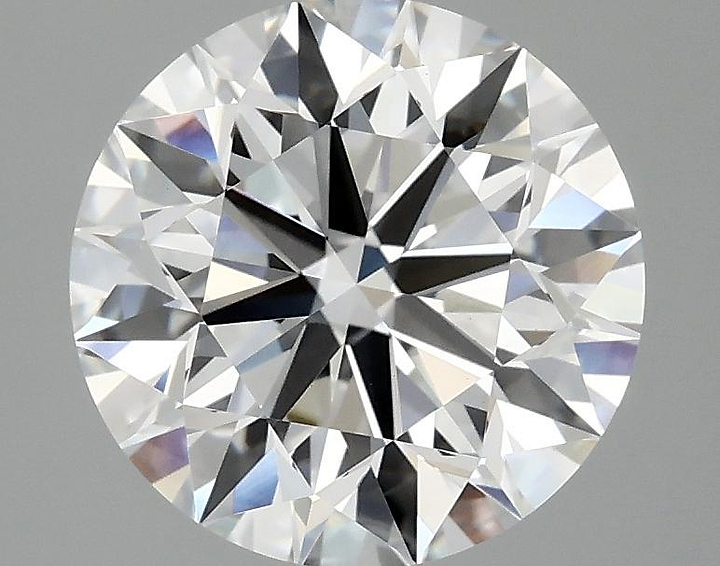 3.04 Carat Round Shaped Excellent Cut VVS2 IGI Certified Lab Grown Diamond