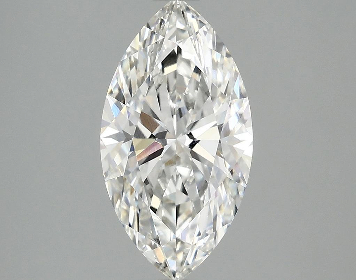 1.9 Carat Marquise Shaped Excellent Cut VVS2 IGI Certified Lab Grown Diamond