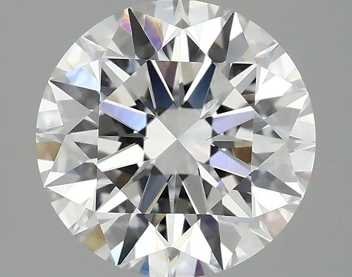 2.54 Carat Round Shaped Ideal Cut VVS2 IGI Certified Lab Grown Diamond