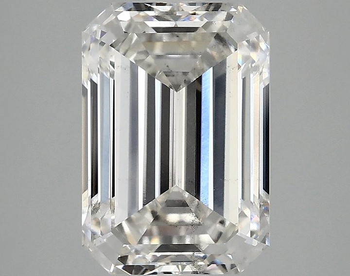 3.02 Carat Emerald Shaped Ideal Cut SI1 IGI Certified Lab Grown Diamond