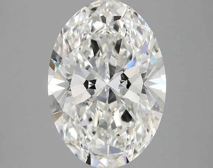 3.78 Carat Oval Shaped Ideal Cut VVS2 IGI Certified Lab Grown Diamond
