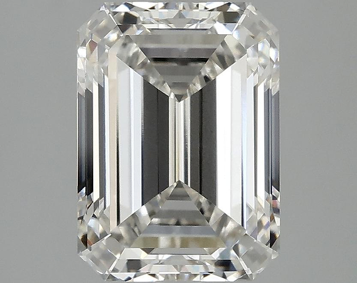 3.03 Carat Emerald Shaped Excellent Cut VVS2 IGI Certified Lab Grown Diamond