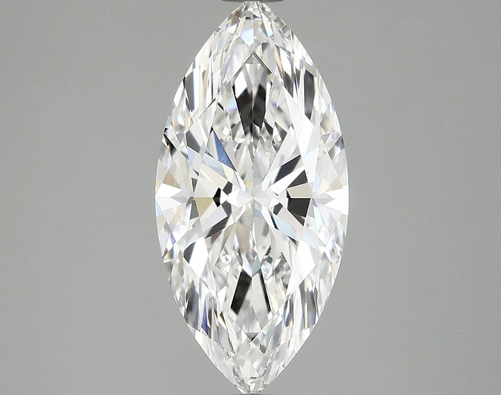 2.59 Carat Marquise Shaped Excellent Cut VVS2 IGI Certified Lab Grown Diamond