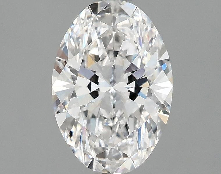 1.5 Carat Oval Shaped Ideal Cut VVS2 IGI Certified Lab Grown Diamond