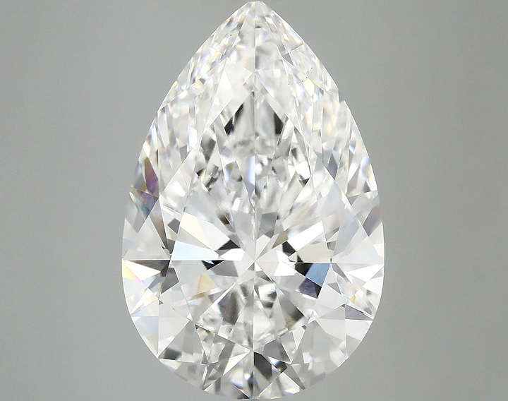 7.56 Carat Pear Shaped Excellent Cut VS1 IGI Certified Lab Grown Diamond