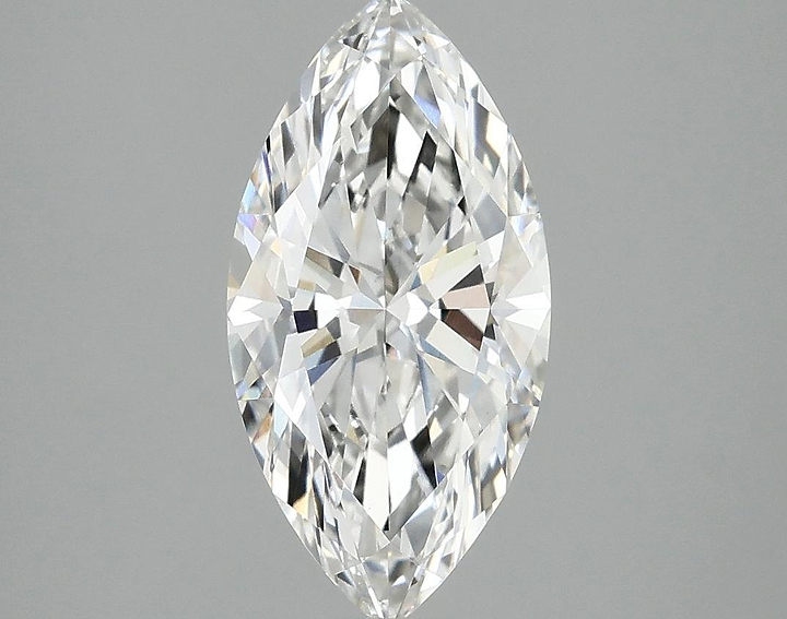 2.01 Carat Marquise Shaped Ideal Cut VVS2 IGI Certified Lab Grown Diamond