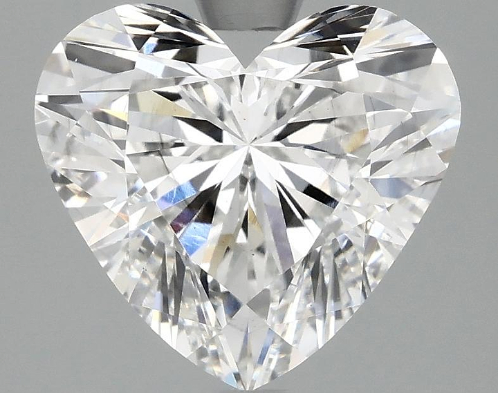 3.07 Carat Heart Shaped Ideal Cut SI1 IGI Certified Lab Grown Diamond