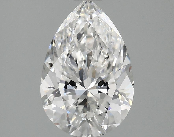 2.08 Carat Pear Shaped Excellent Cut VVS2 IGI Certified Lab Grown Diamond