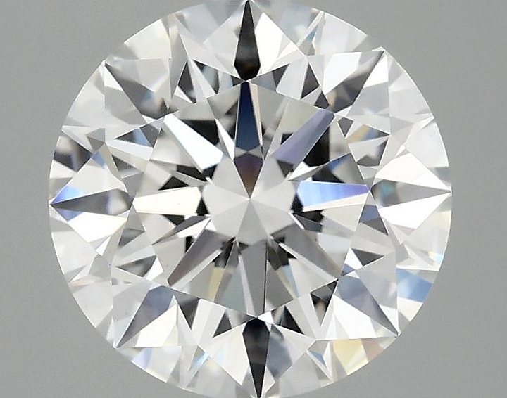 3.09 Carat Round Shaped Ideal Cut VS1 IGI Certified Lab Grown Diamond
