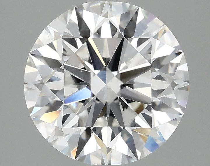 2.87 Carat Round Shaped Excellent Cut VVS2 IGI Certified Lab Grown Diamond
