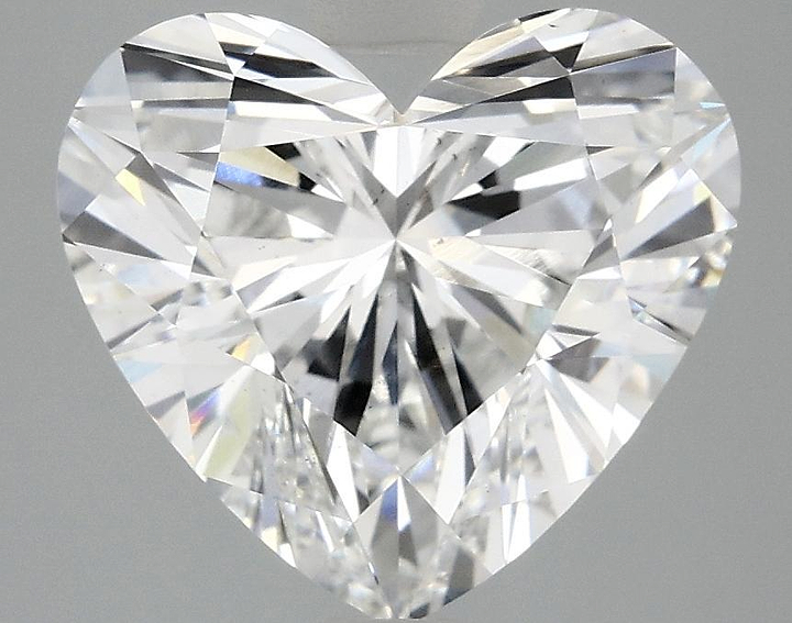 4.06 Carat Heart Shaped Ideal Cut VS2 IGI Certified Lab Grown Diamond