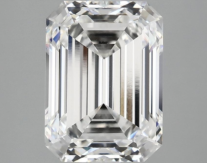 3.05 Carat Emerald Shaped Excellent Cut VS1 IGI Certified Lab Grown Diamond