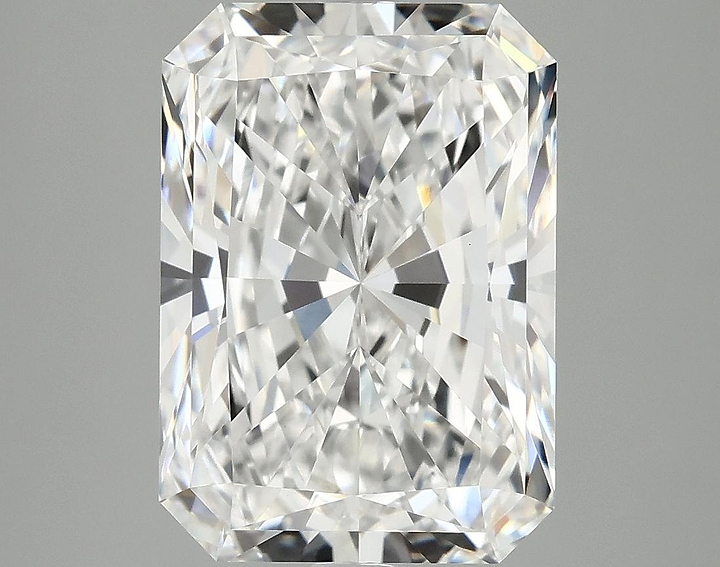 4.08 Carat Radiant Shaped Ideal Cut VVS2 IGI Certified Lab Grown Diamond