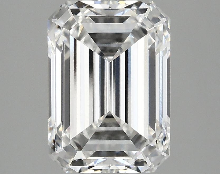 3.09 Carat Emerald Shaped Ideal Cut VS1 IGI Certified Lab Grown Diamond