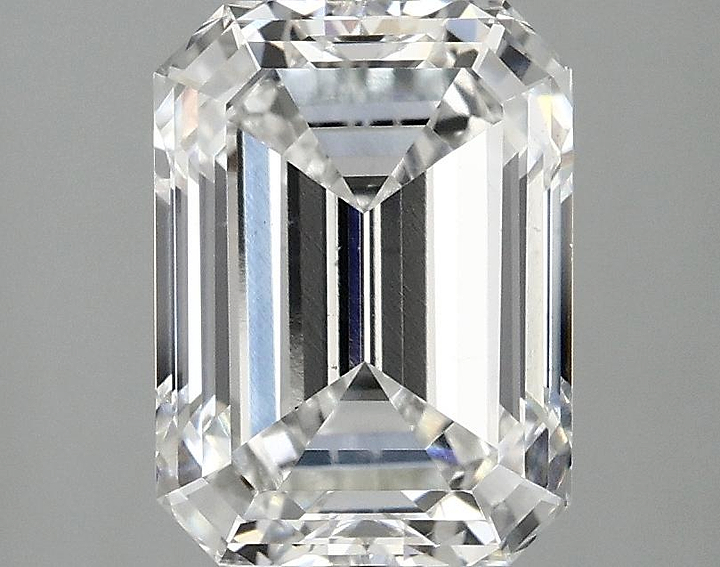 2.98 Carat Emerald Shaped Excellent Cut VS2 IGI Certified Lab Grown Diamond