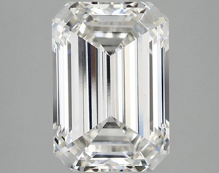3.03 Carat Emerald Shaped Ideal Cut VVS2 IGI Certified Lab Grown Diamond
