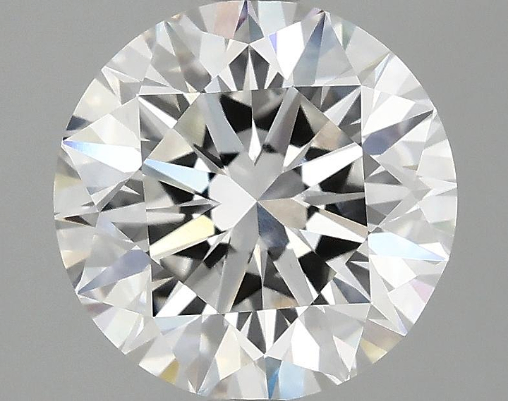 3.02 Carat Round Shaped Excellent Cut VVS2 IGI Certified Lab Grown Diamond