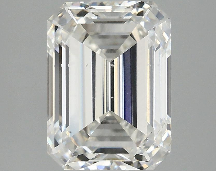 3.0 Carat Emerald Shaped Excellent Cut SI1 IGI Certified Lab Grown Diamond