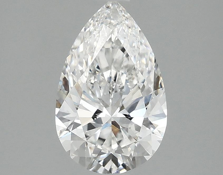 1.49 Carat Pear Shaped Ideal Cut VVS2 IGI Certified Lab Grown Diamond