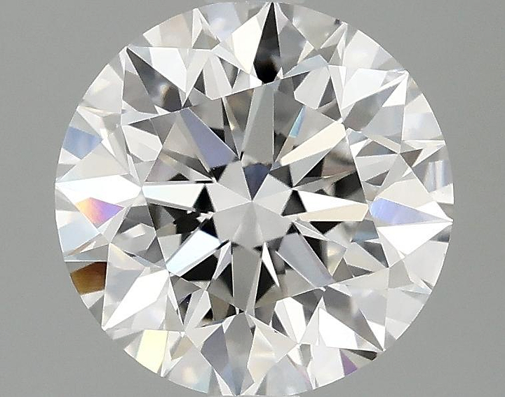 2.07 Carat Round Shaped Excellent Cut VVS2 IGI Certified Lab Grown Diamond