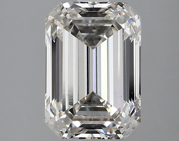 2.54 Carat Emerald Shaped Ideal Cut VS1 IGI Certified Lab Grown Diamond