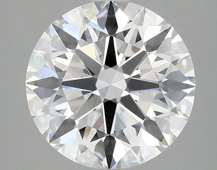 3.09 Carat Round Shaped Ideal Cut VVS2 IGI Certified Lab Grown Diamond