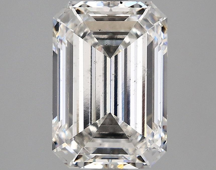3.03 Carat Emerald Shaped Ideal Cut SI1 IGI Certified Lab Grown Diamond