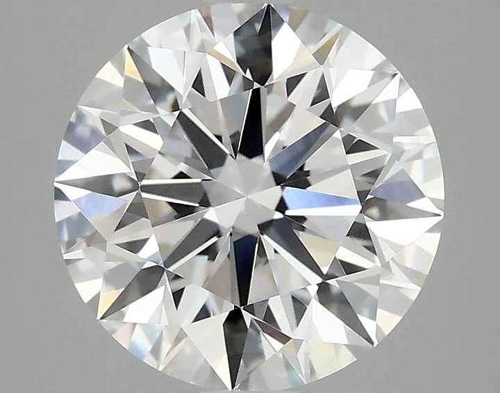3.07 Carat Round Shaped Excellent Cut VVS2 IGI Certified Lab Grown Diamond