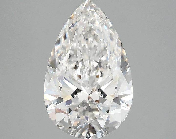 3.09 Carat Pear Shaped Ideal Cut VS1 IGI Certified Lab Grown Diamond