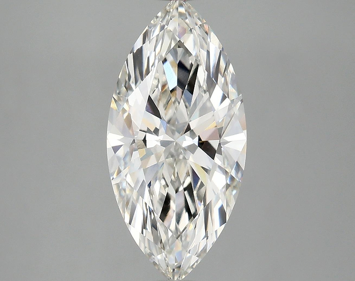 3.04 Carat Marquise Shaped Excellent Cut VVS2 IGI Certified Lab Grown Diamond