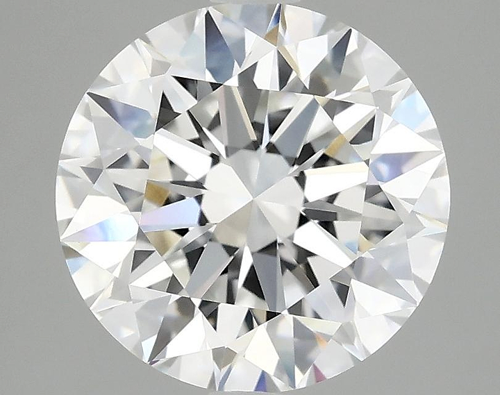 3.08 Carat Round Shaped Ideal Cut VVS2 IGI Certified Lab Grown Diamond