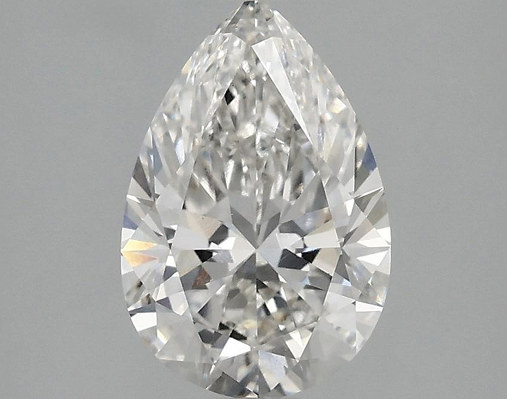 1.58 Carat Pear Shaped Excellent Cut VS1 IGI Certified Lab Grown Diamond