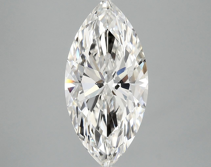 3.09 Carat Marquise Shaped Excellent Cut VVS2 IGI Certified Lab Grown Diamond