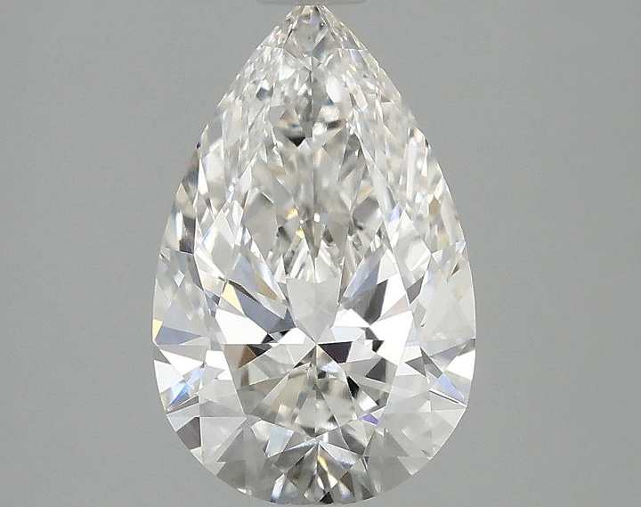 2.03 Carat Pear Shaped Ideal Cut VVS2 IGI Certified Lab Grown Diamond