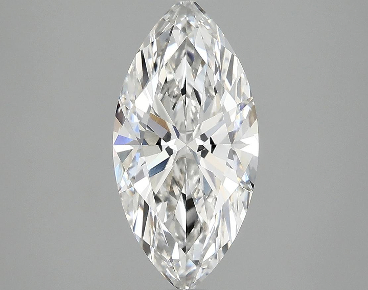2.03 Carat Marquise Shaped Excellent Cut VVS2 IGI Certified Lab Grown Diamond