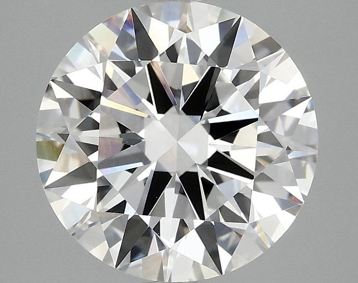 3.04 Carat Round Shaped Ideal Cut VVS2 IGI Certified Lab Grown Diamond