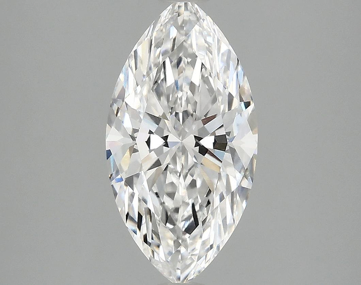 2.1 Carat Marquise Shaped Ideal Cut VVS2 IGI Certified Lab Grown Diamond
