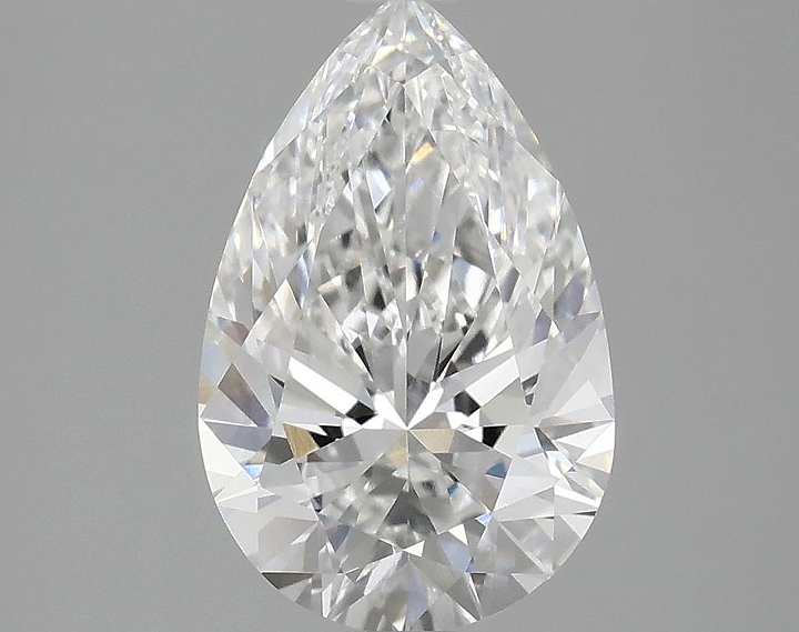 2.03 Carat Pear Shaped Ideal Cut VVS2 IGI Certified Lab Grown Diamond