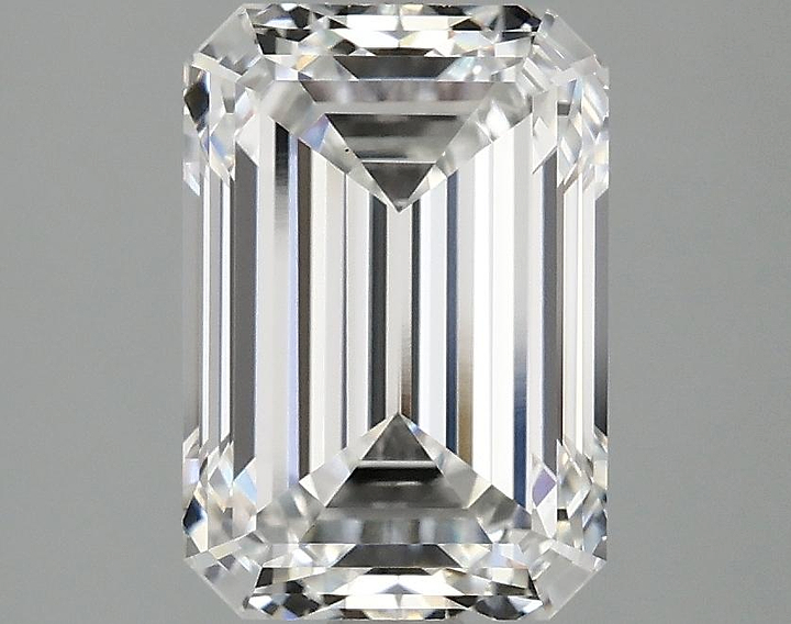 2.86 Carat Emerald Shaped Ideal Cut VS1 IGI Certified Lab Grown Diamond